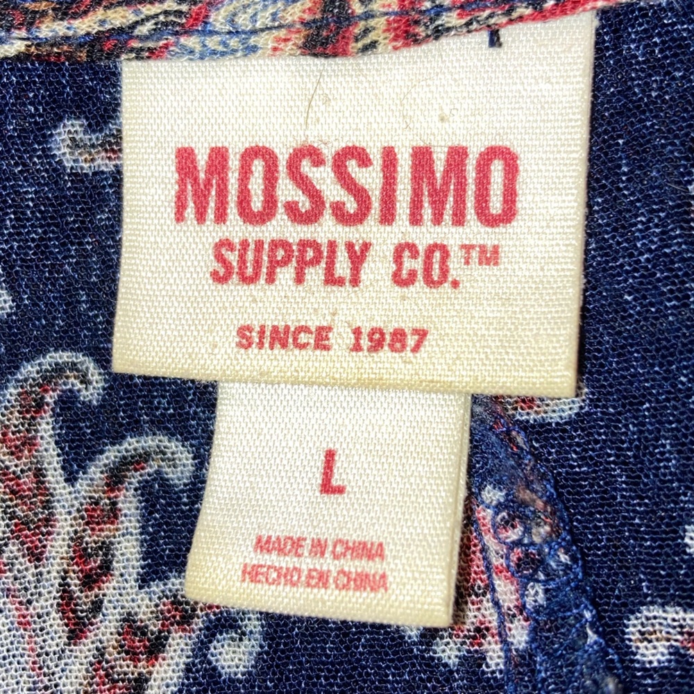 Boho Hippie Paisley Feather Motif Rayon Long Sleeve Dress by Mossimo - Picture 8 of 8